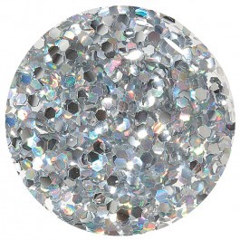 Orly Color Blast Chunky Glitter Nail Color - Silver Holo (11ml) image