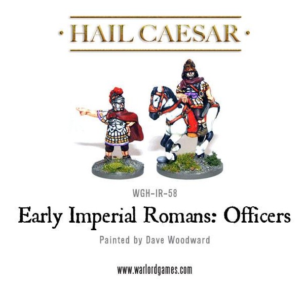 Hail Caesar: Imperial Roman Officers (2pc)