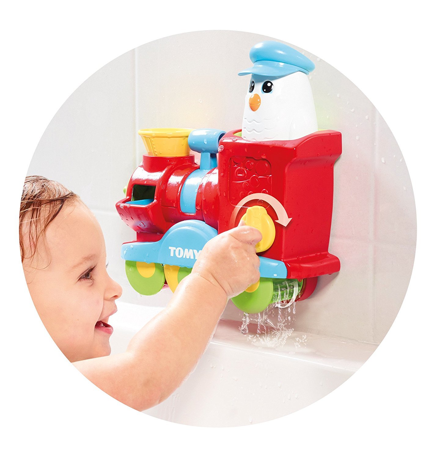 Tomy Toomies: Bubble Blast Train - Bath Toy image