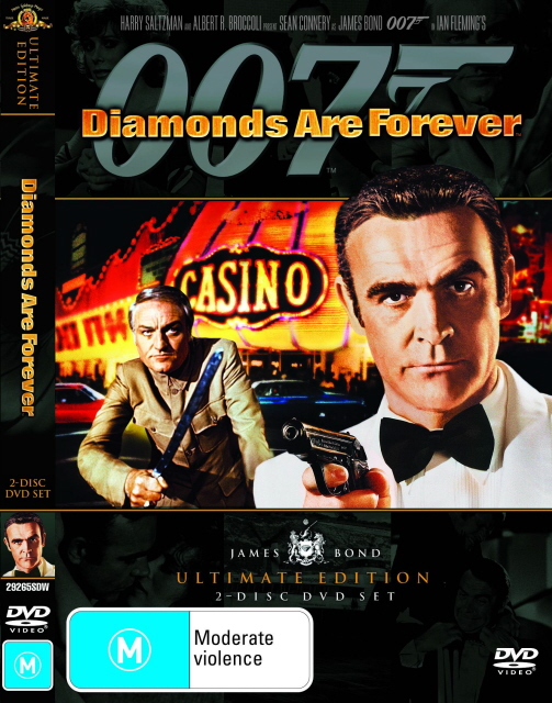 James Bond - Diamonds are Forever (1 Disc) on DVD