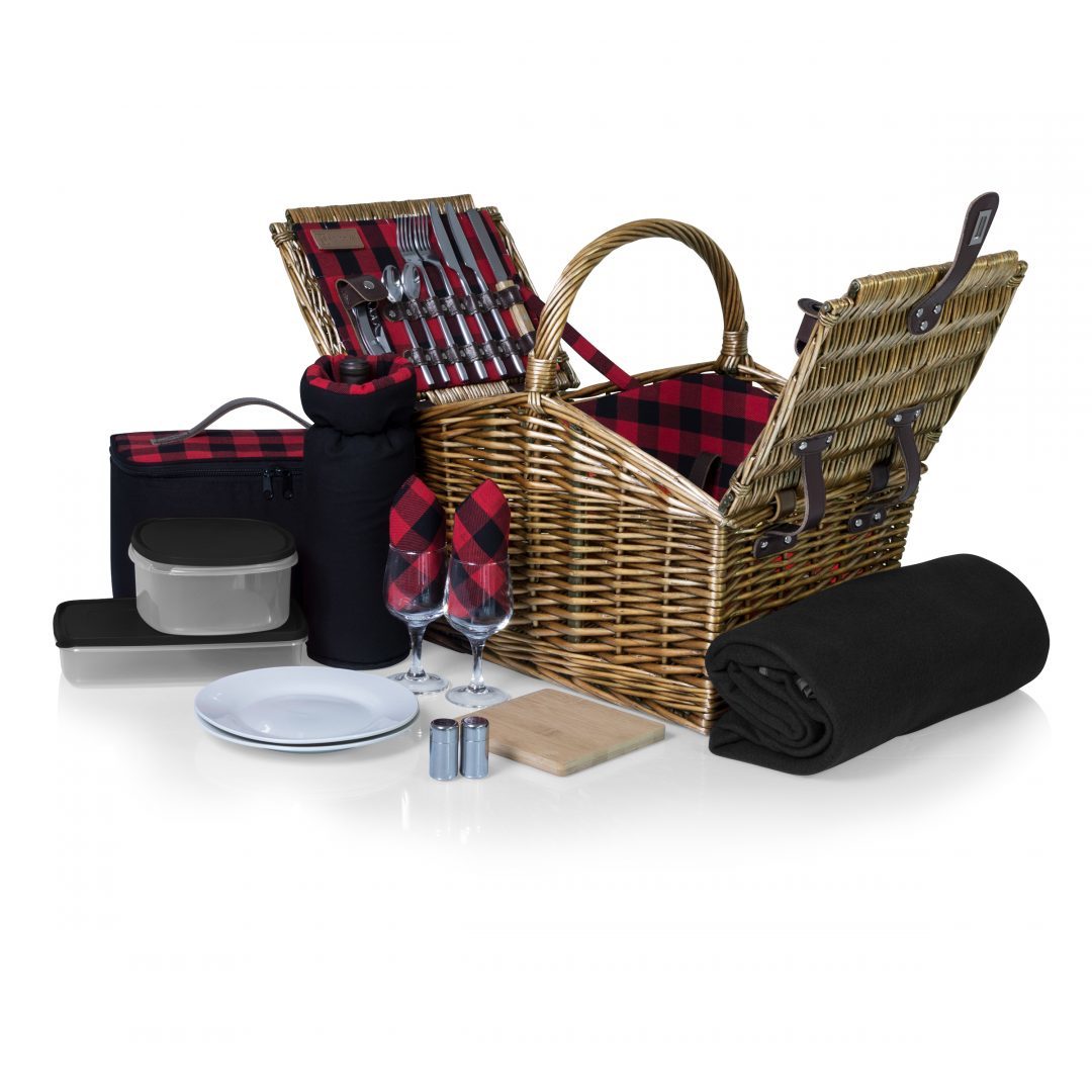 Picnic Time: Somerset Deluxe Picnic Basket (Plaid) image
