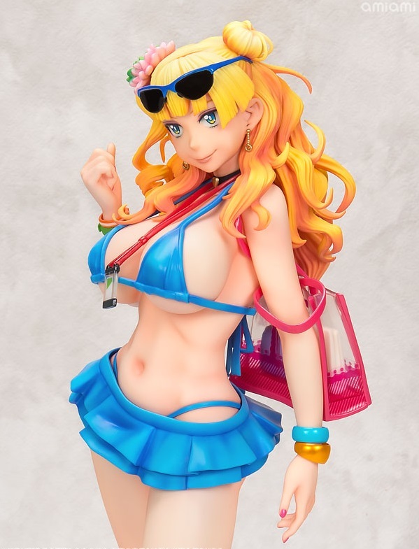 Please Tell Me! Galko-chan: 1/6 Galko-Chan (Swimsuit Ver.) - PVC Statue image