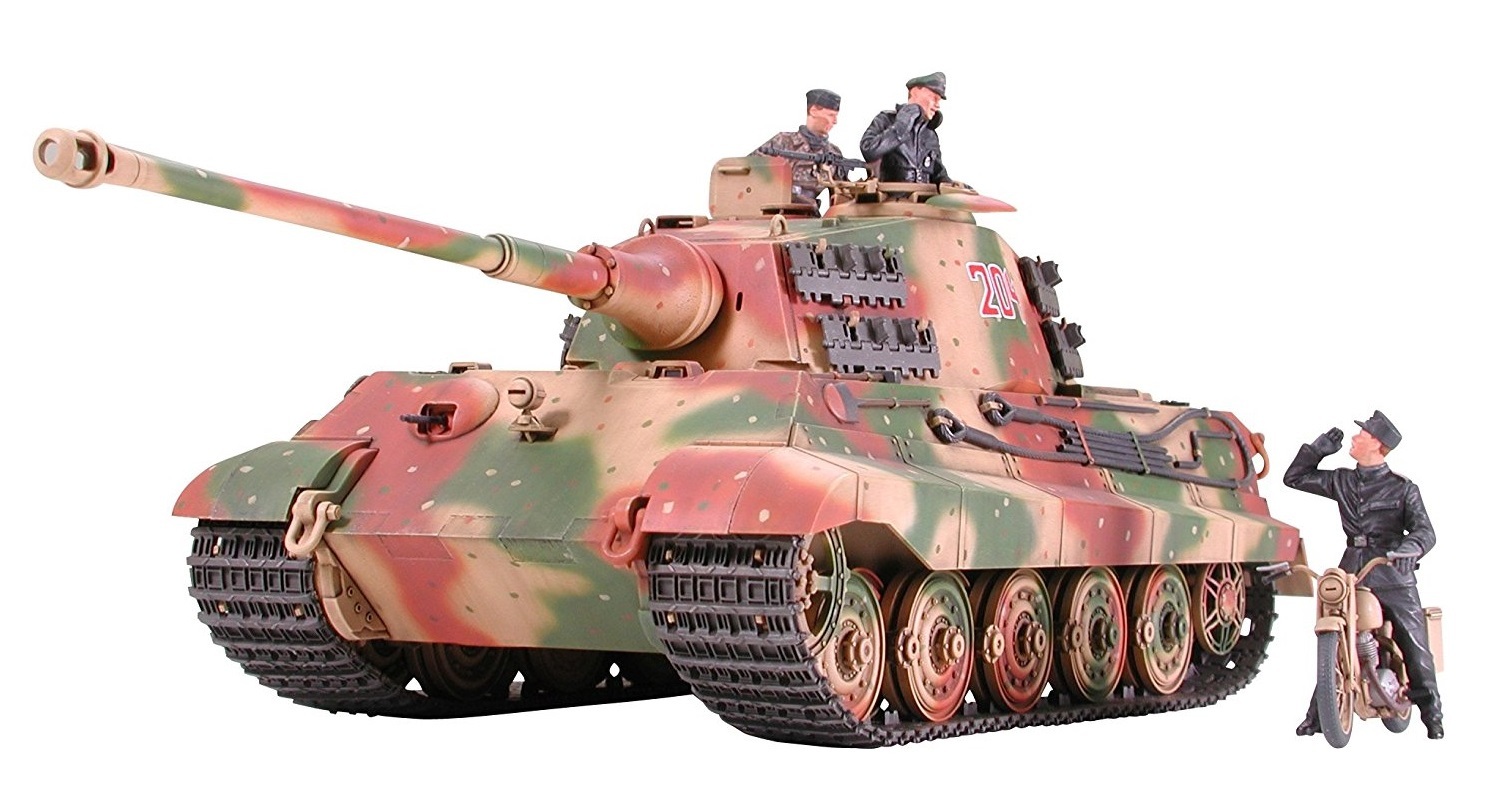 Tamiya 1/35 King Tiger "Porsche Turret" - Model Kit image
