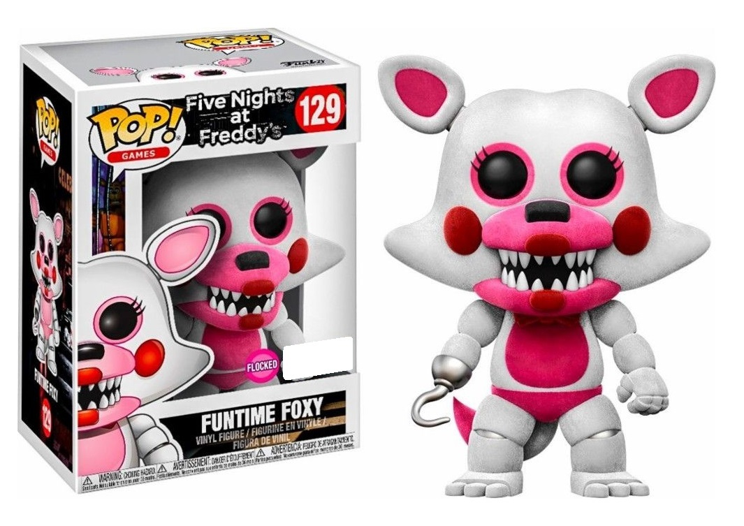 Five Nights at Freddy's - Funtime Foxy (Flocked) Pop! Vinyl Figure image