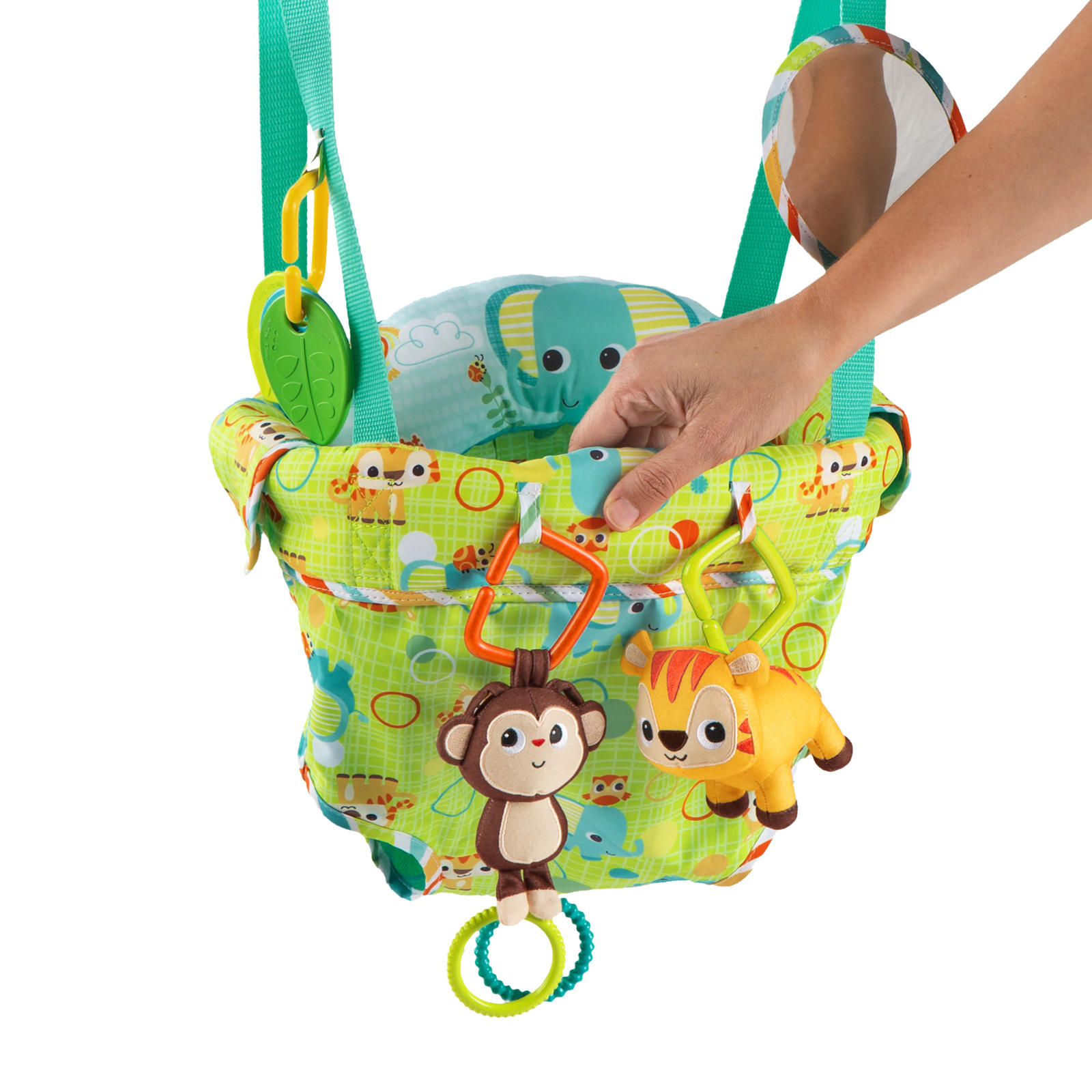 Bright Starts: Smiling Safari Deluxe Door Jumper