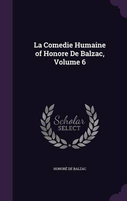 La Comedie Humaine of Honore de Balzac, Volume 6 image