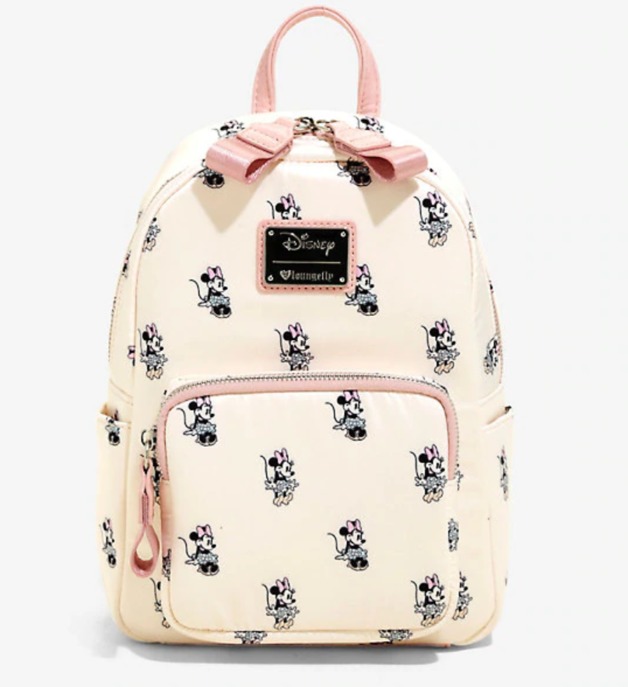 loungefly pastel minnie mouse backpack