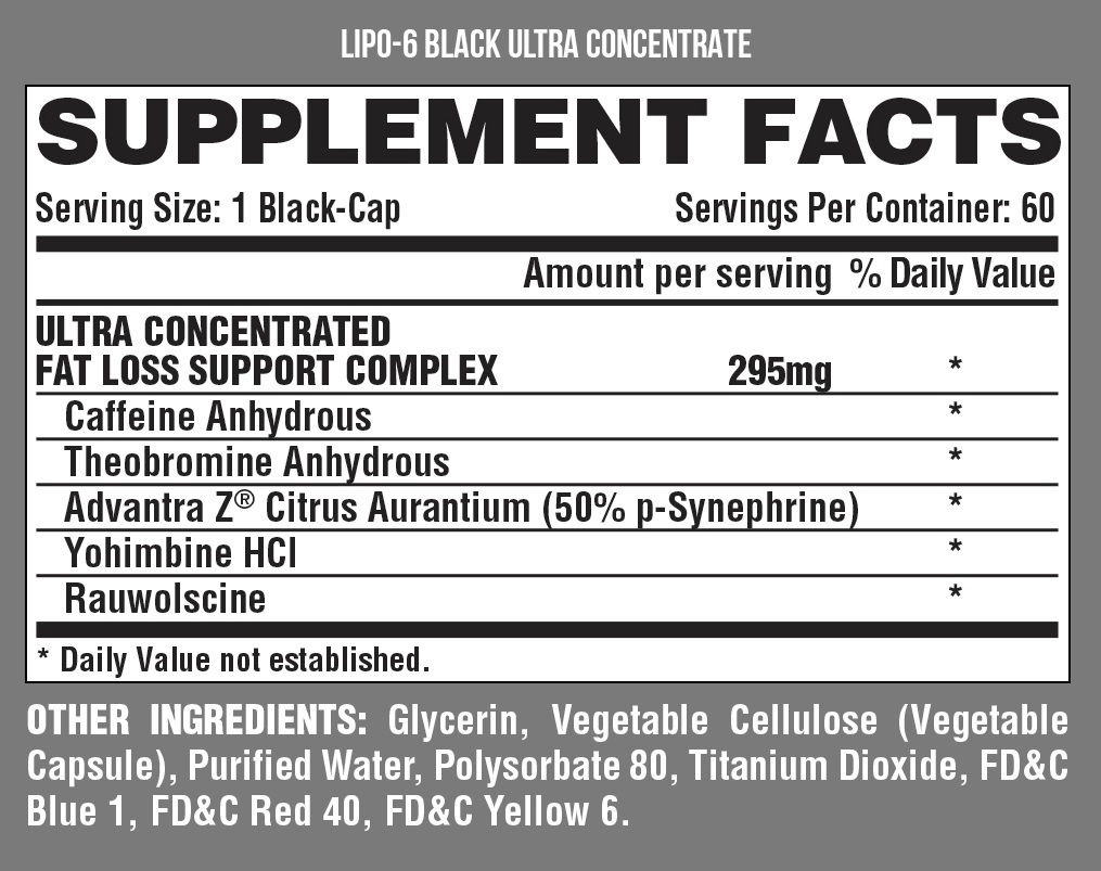 Nutrex Research Lipo 6 Black Ultra Concentrate image