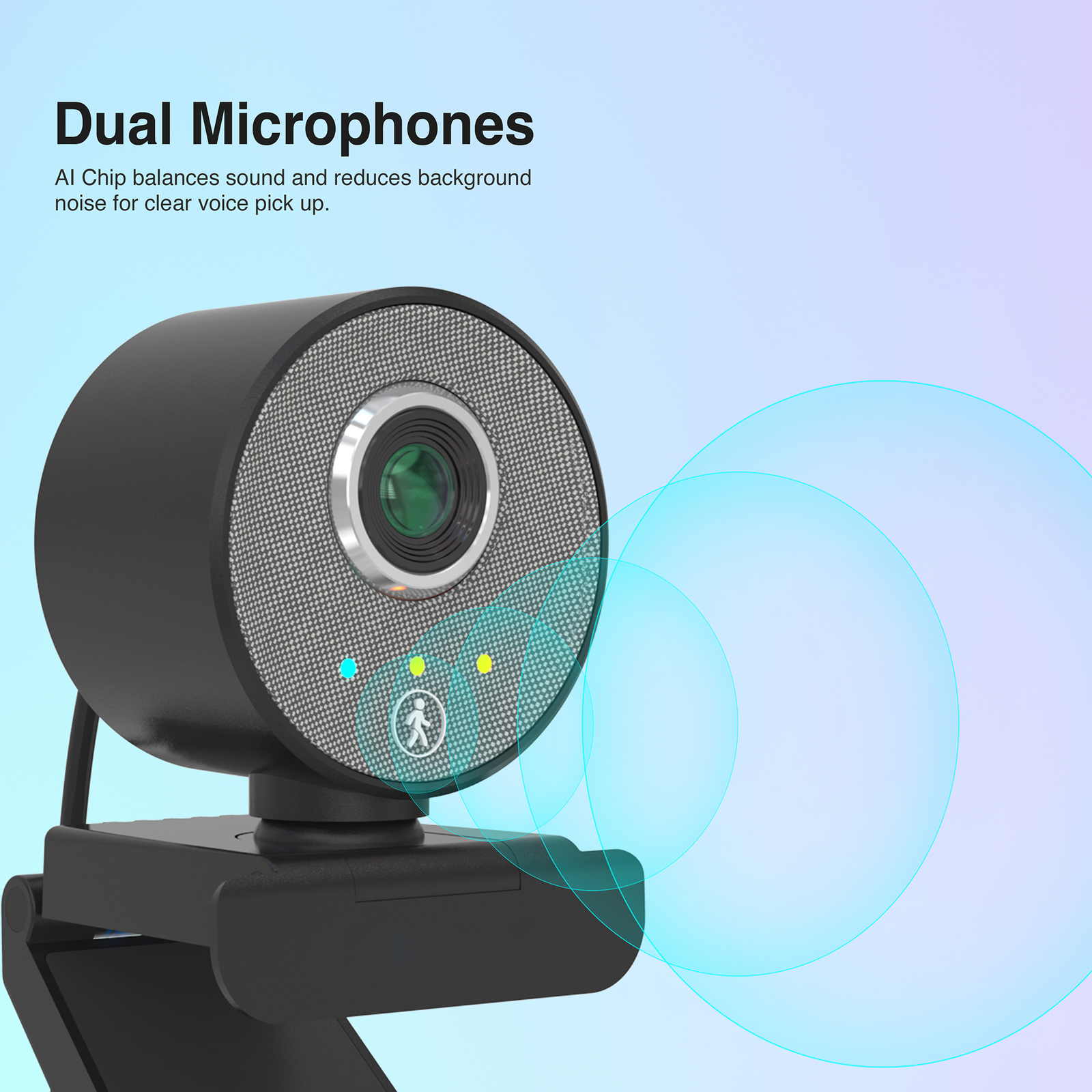 Gorilla 1080P Smart Motion Tracking Full HD Stream Webcam