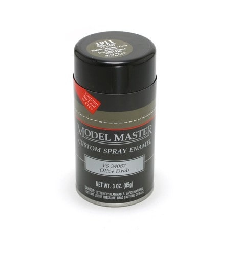 Model Master: Enamel Aerosol - Olive Drab (Flat)