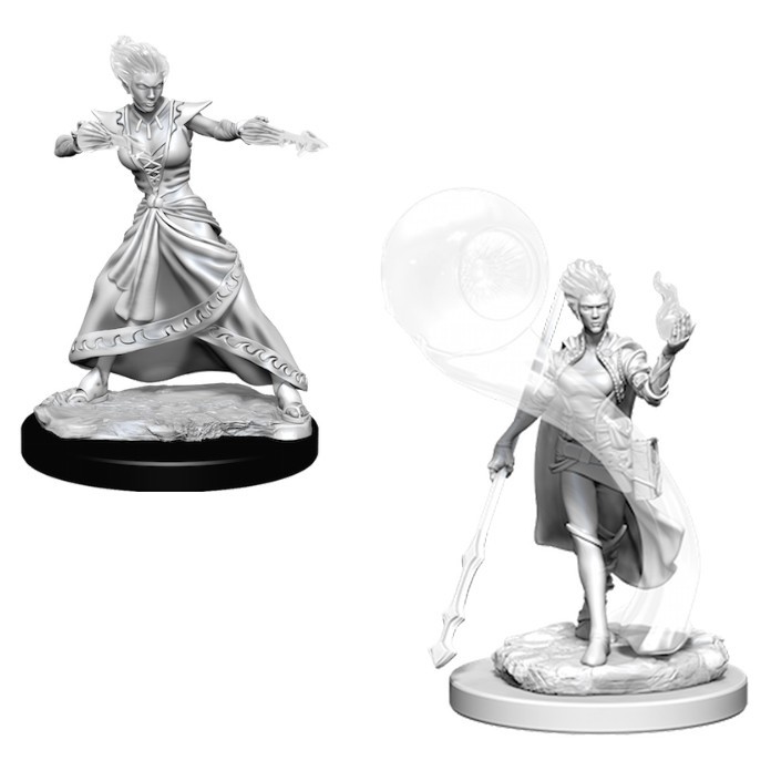 D&D Nolzur's Marvelous: Unpainted Miniatures - Fire Genasi Female Wizard image