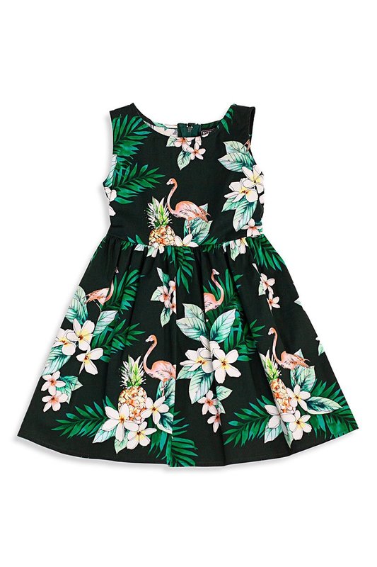 Retrolicious: Flamingo Kids Dress - 4-5