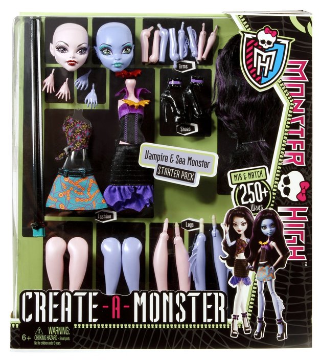 monster high create a monster starter set