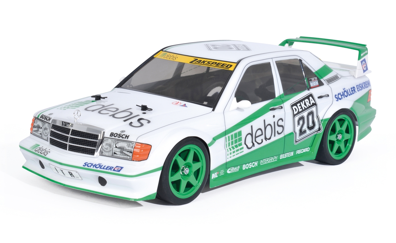 TAMIYA 1/10 Mercedes-Benz 190E "debis" - TT01E Evo.II Team Zakspeed - Assembly kit image