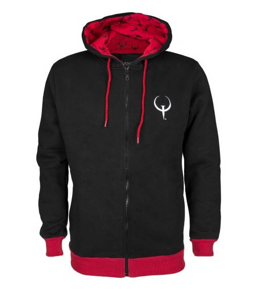 Quake Zip Hoodie "Logo", XL