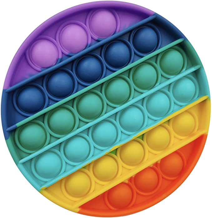 Popit: Fidget Toy - Rainbow Circle (Assorted) image