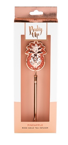 Pinky Up: Pineapple Tea Infuser - Rose Gold image