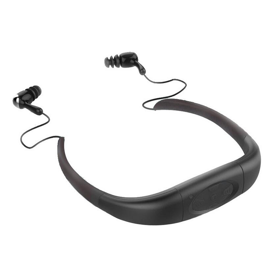 Waterproof Sports Headphones Black at Mighty Ape NZ