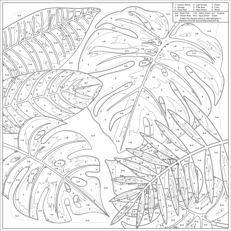 Buy FaberCastell Creative Studio Paint By Number Watercolor Set