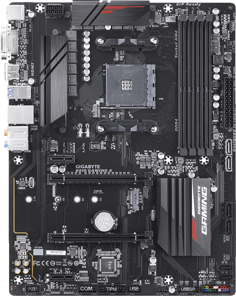 Gigabyte B450 Gaming X ATX Motherboard at Mighty Ape Australia
