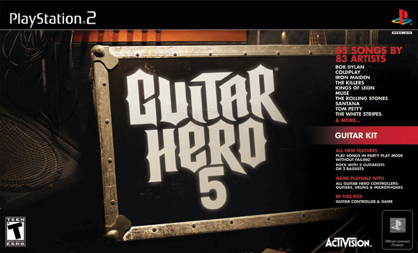 Guitar Hero 5 Guitar Bundle (Game + Guitar) for PlayStation 2 image