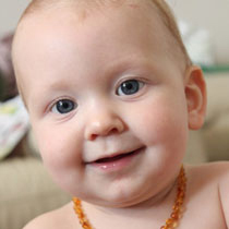 Bambeado Amber Necklace Baby Bud - Mixed image