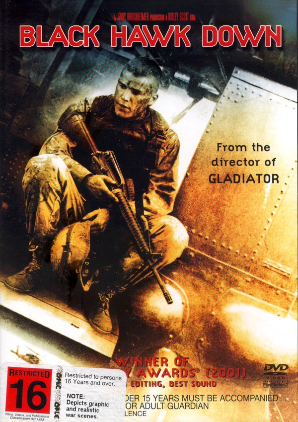 Black Hawk Down on DVD image