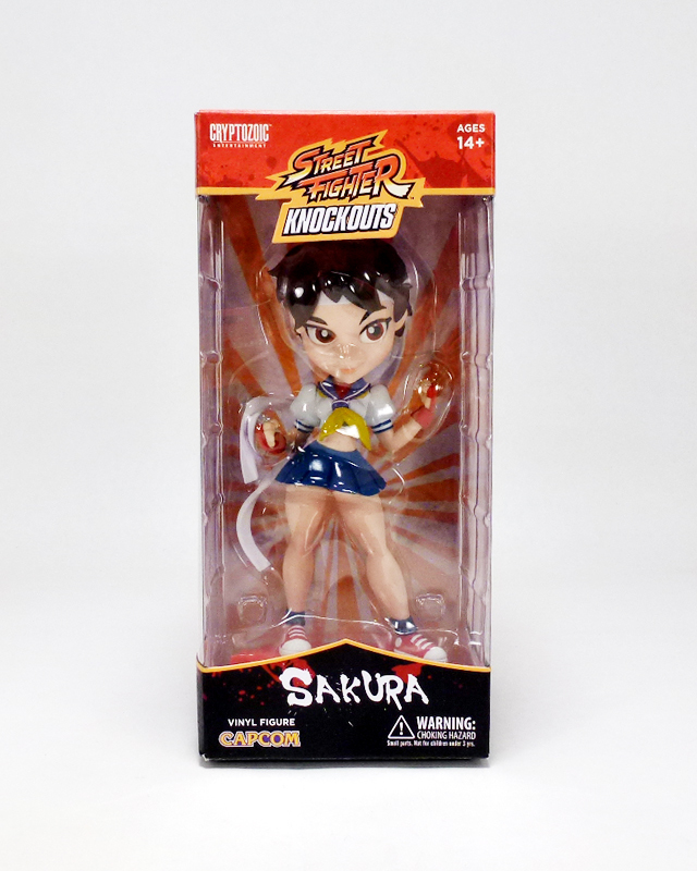 Street Fighter - Sakura 7" Knockouts Vinyl Statue