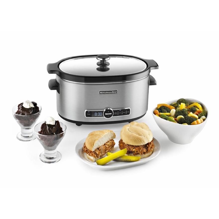 KitchenAid: Artisan Slow Cooker - Stainless Steel (5.7L)