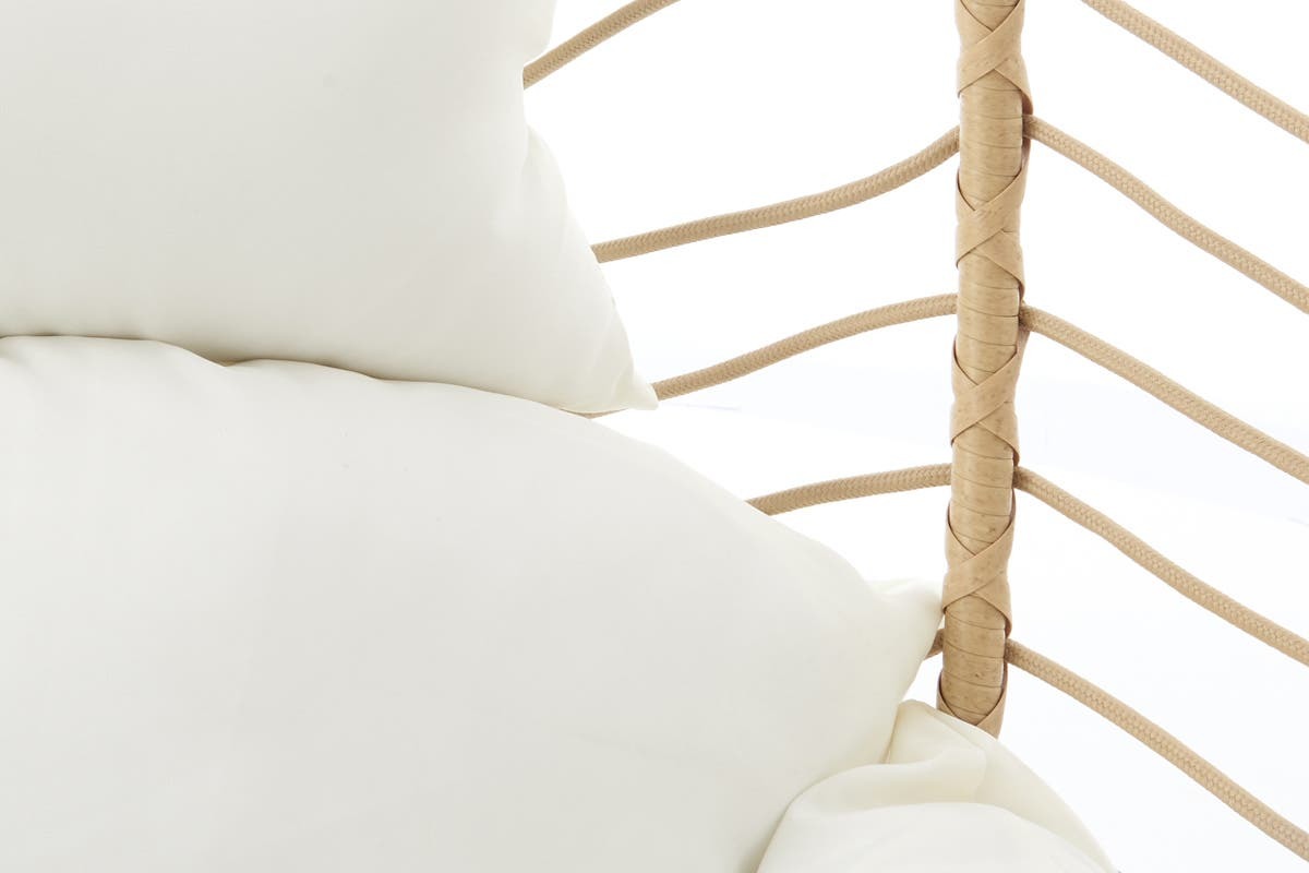 Buy ShangriLa Mackenzie Outdoor Furniture Egg Chair Beige at Mighty