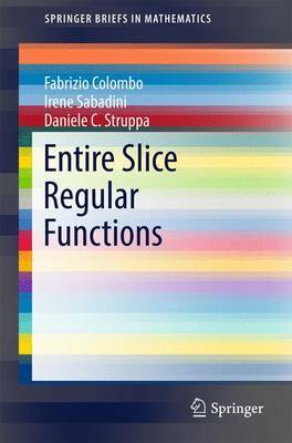 Entire Slice Regular Functions by Fabrizio Colombo image
