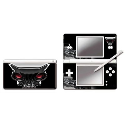 Nintendo DS Lite Modding Skin - Metal Skull image