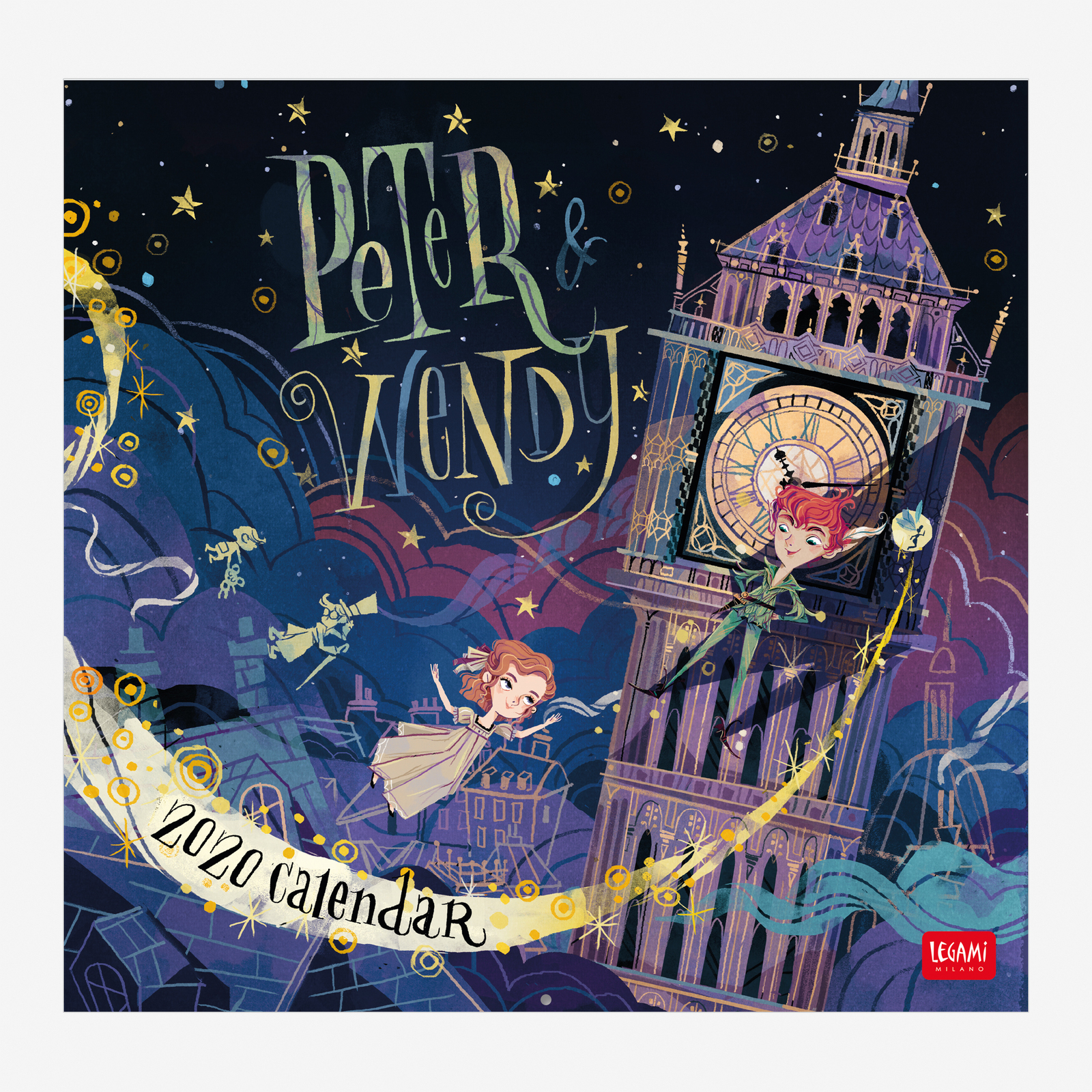 Legami: Peter & Wendy 2020 Wall Calendar image