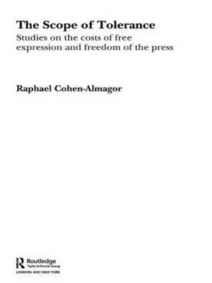 The Scope of Tolerance by Raphael Cohen-Almagor image