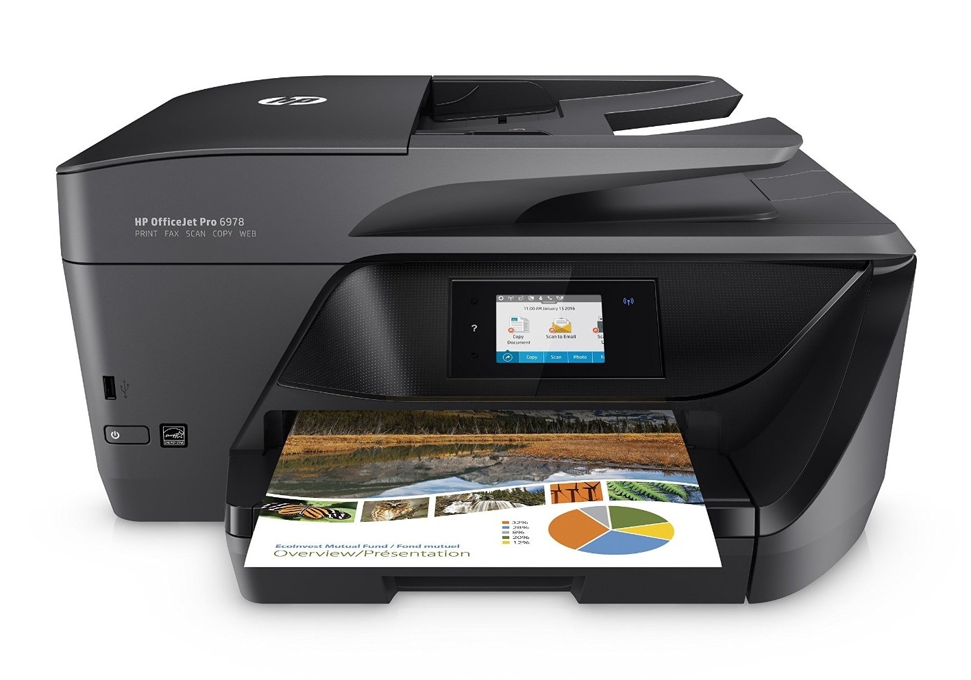 HP OfficeJet Pro 6960 18ppm Inkjet MFC Printer Images at Mighty Ape NZ