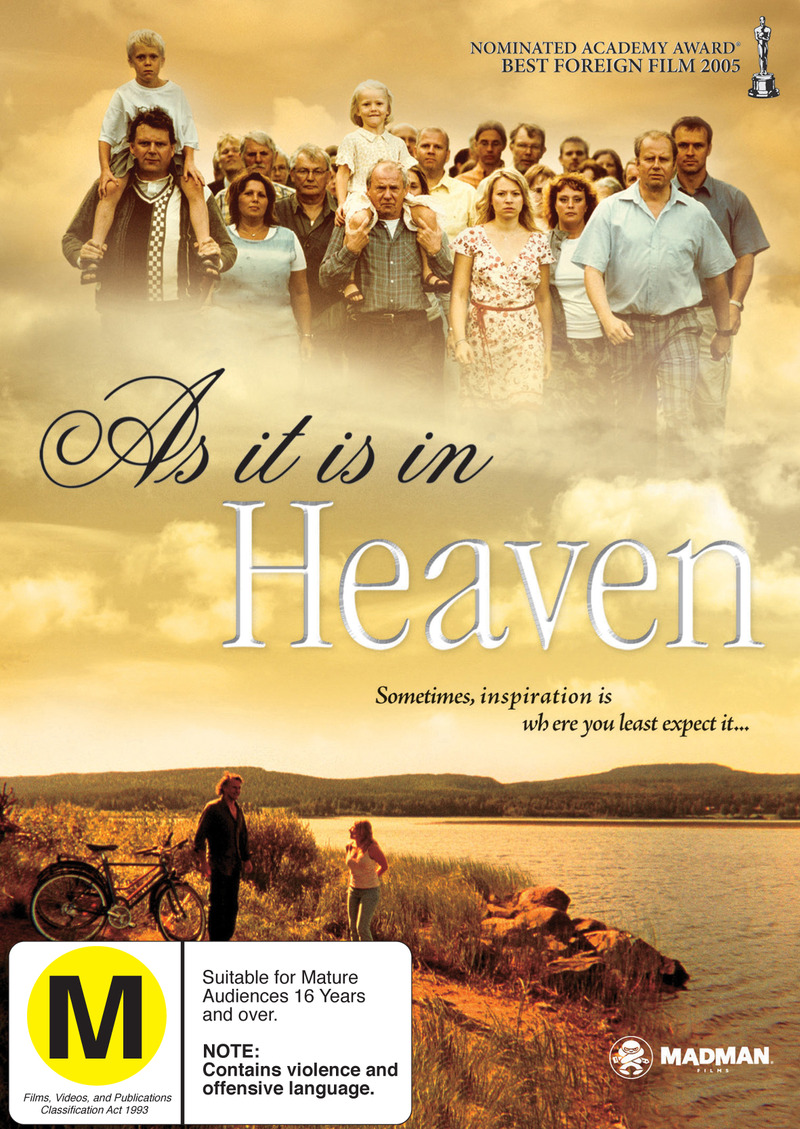 As It Is In Heaven on DVD