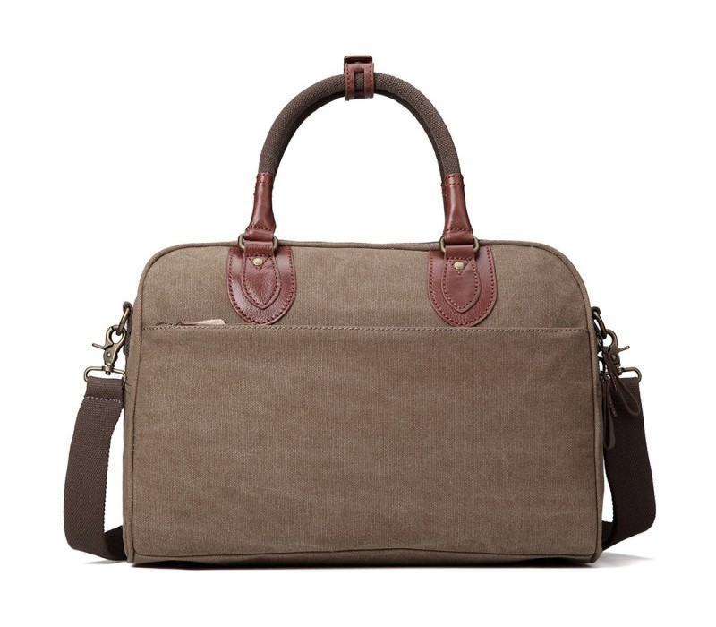 Classic Canvas Holdall - Brown image