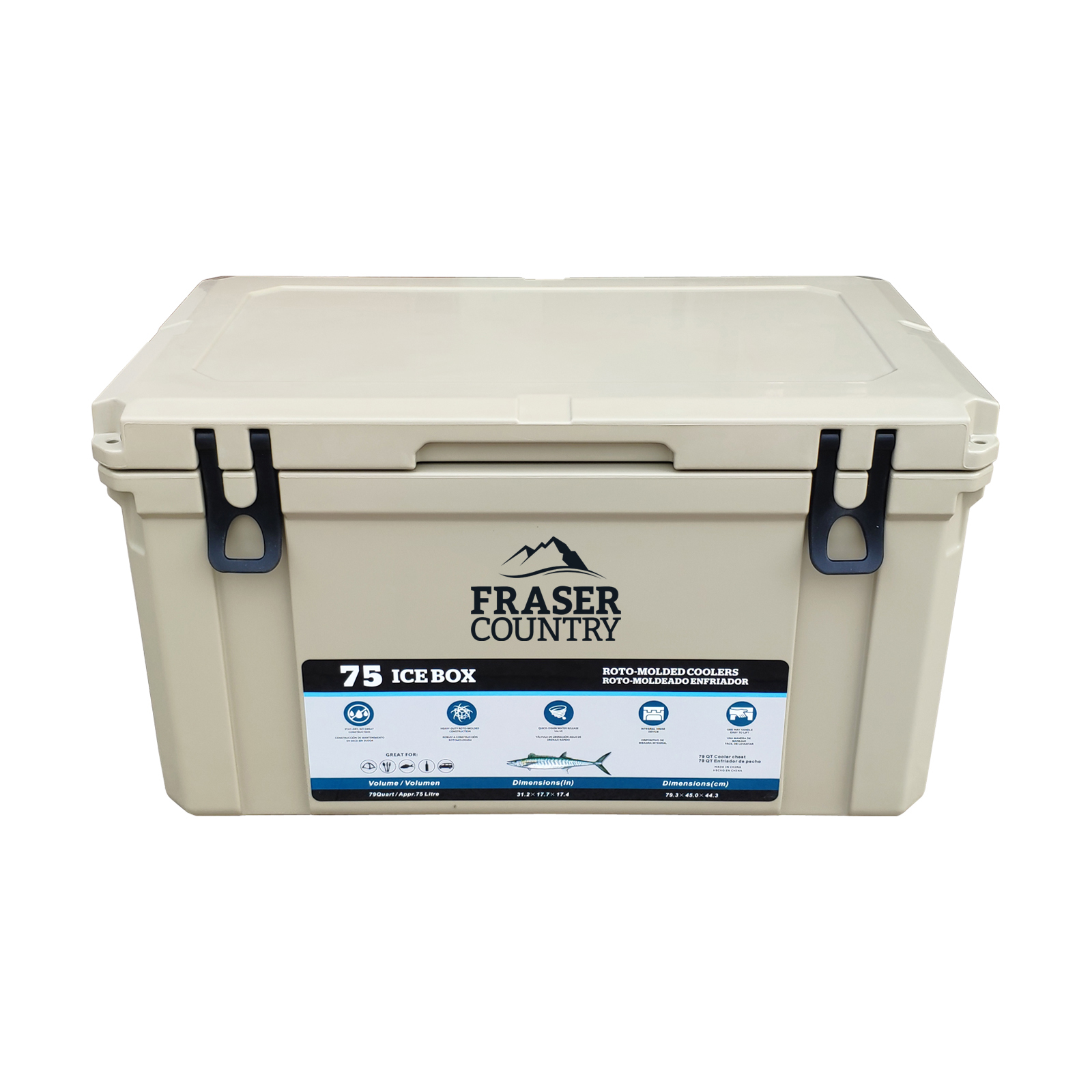 Buy Fraser Country Heavy Duty Ice Box Chilly Bin 75L at Mighty Ape NZ