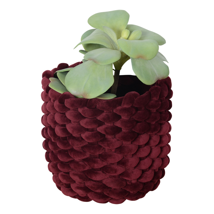 Moxy Velvet Pot Holder (Small) - Burgundy image