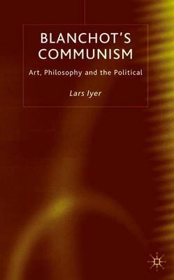 Blanchot's Communism by Lars Iyer image