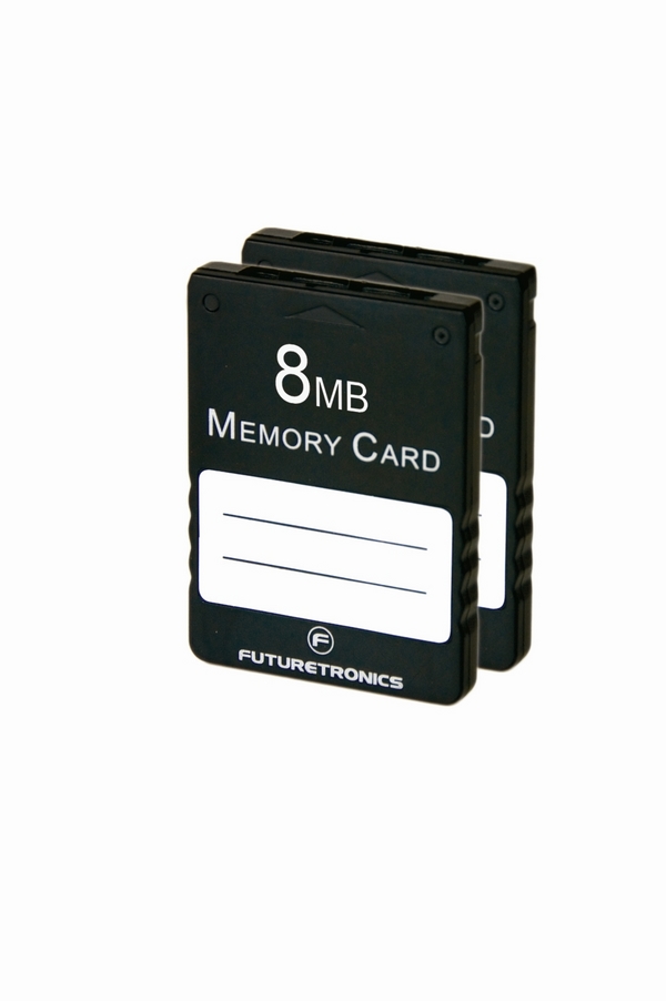 Futuretronics 8 MB Memory Card Twin Pack for PlayStation 2 image