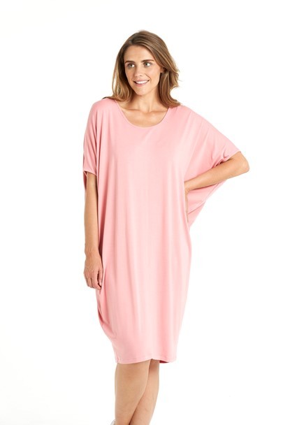 Maui Dress - Salmon Pink (Size 22 