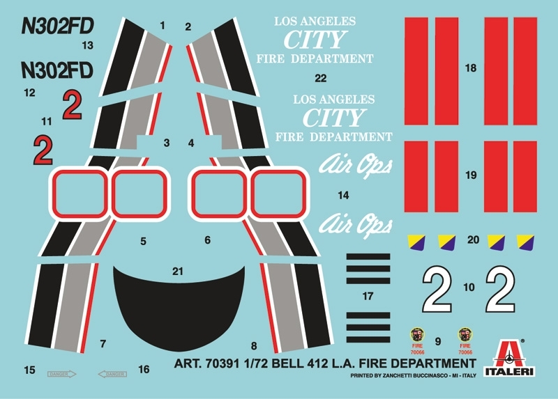 Italeri: 1/72 Bell 412 - Complete Set image