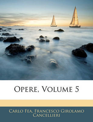 Opere, Volume 5 image