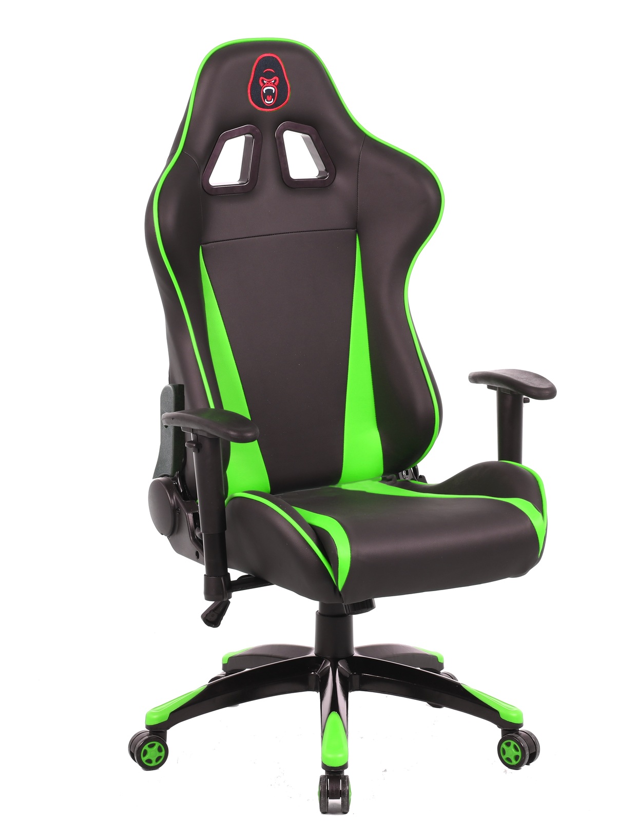 Gorilla Gaming Commander Chair - Green & Black for image
