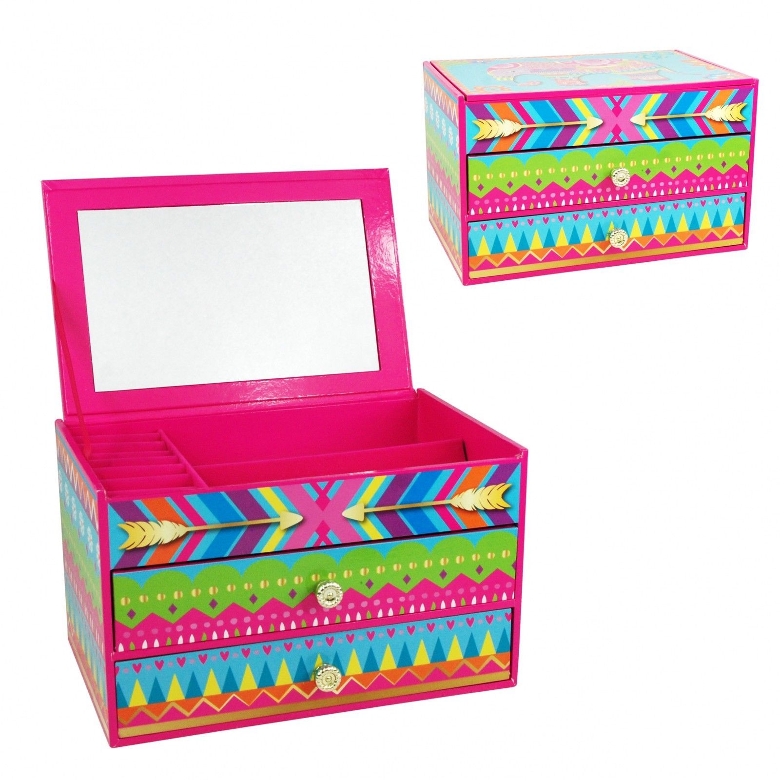 Pink Poppy: Zentangle Elephant - Jewellery Box image