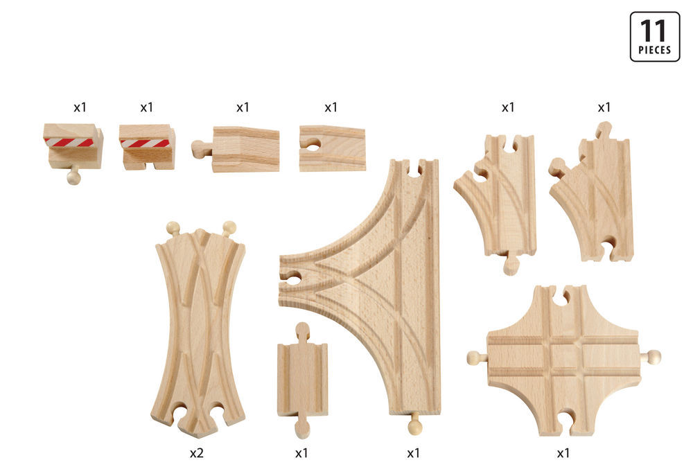Brio: Railway - Advanced Expansion Pack (11 Pieces) image