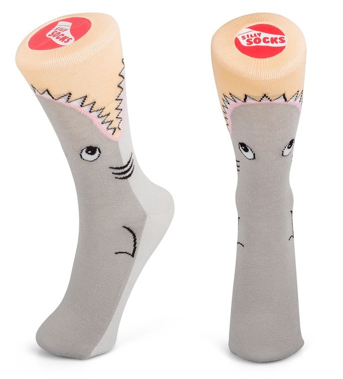 Silly Socks: Shark - Unisex Socks (Size 5-11) image