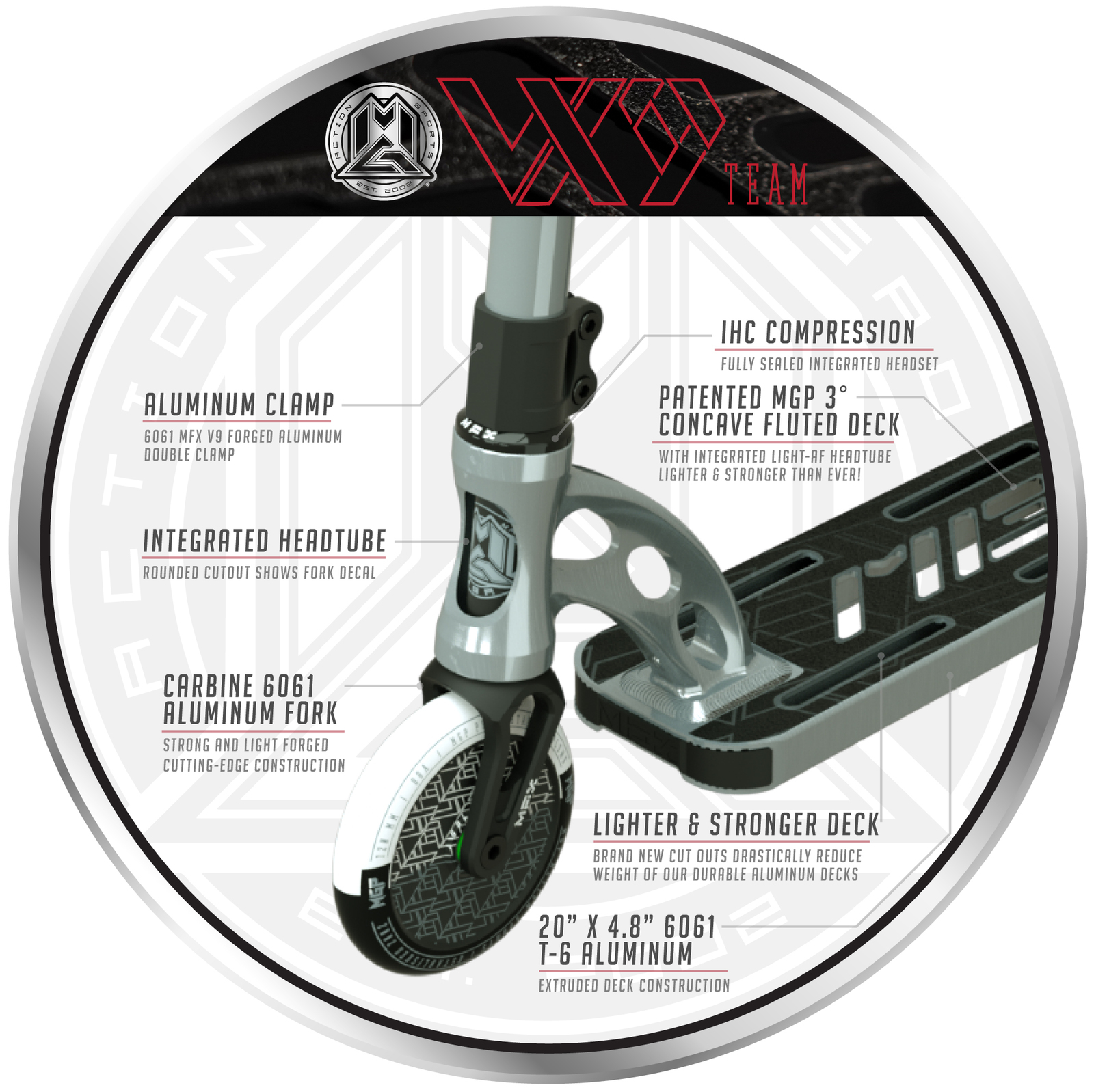 MADD Gear: VX9 Team Neo Scooter - Propane