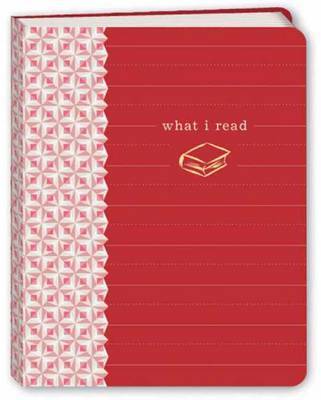 What I Read Mini Journal (Red, Pocket) by Potter Style